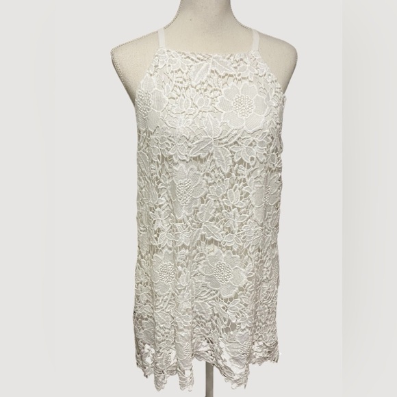 NWT Alfani Sleeveless Lace Tunic Tank Too Size 6 - Picture 3 of 10